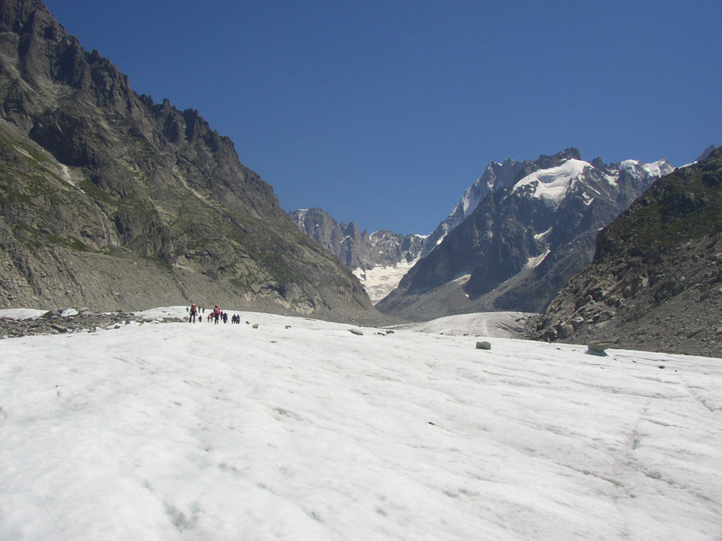 Sortie sur glacier en Haute-Savoie